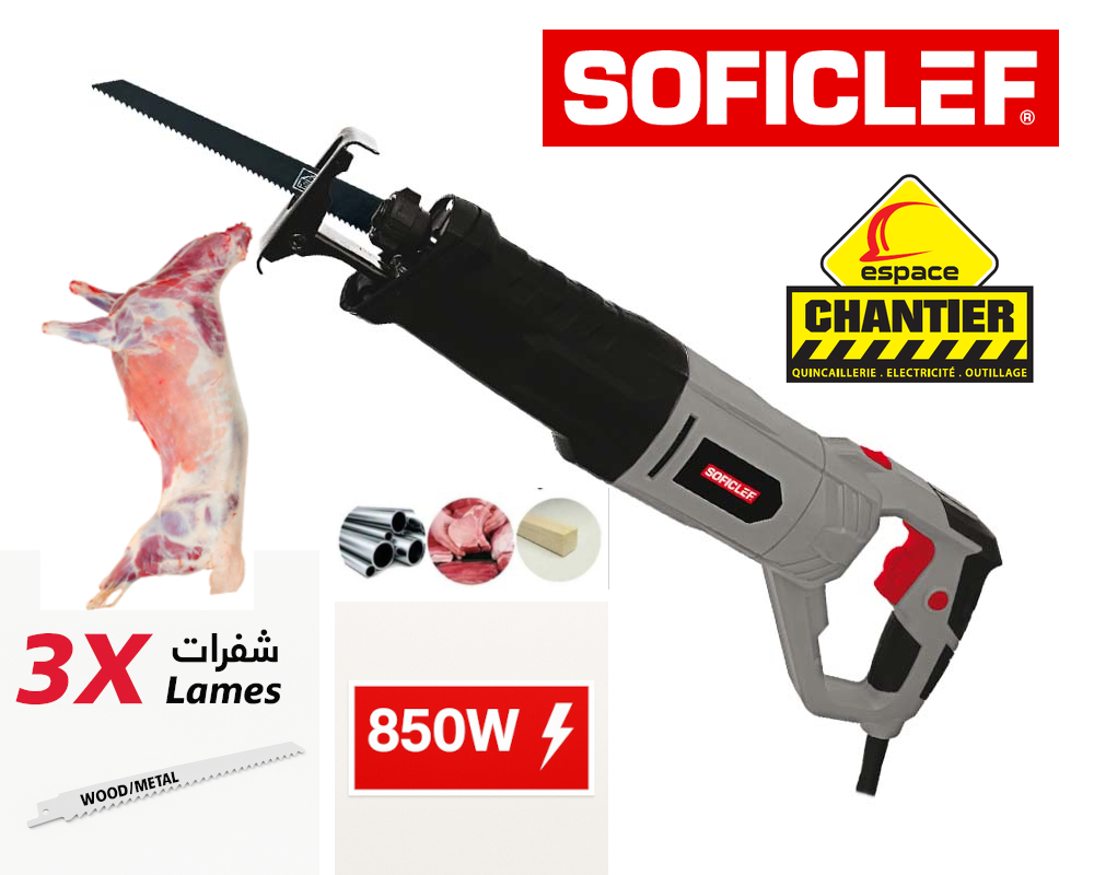 Scie à Sabre (850W) SOFICLEF