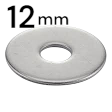 Rondelle Plate 12mm