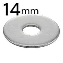 أسطوانة مسطحة  14mm 