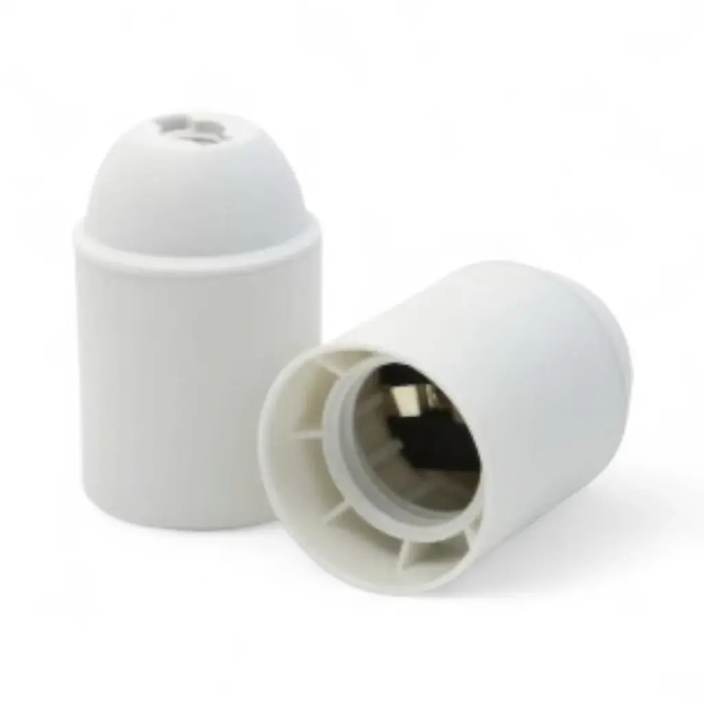 Douille De Lampe Blanc E27 MONO