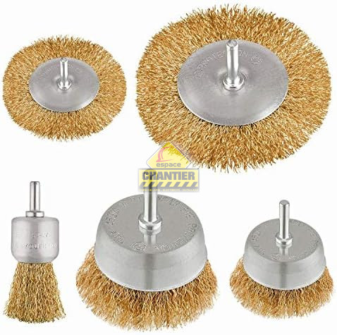 Brosse Perceuse Doré Pièce