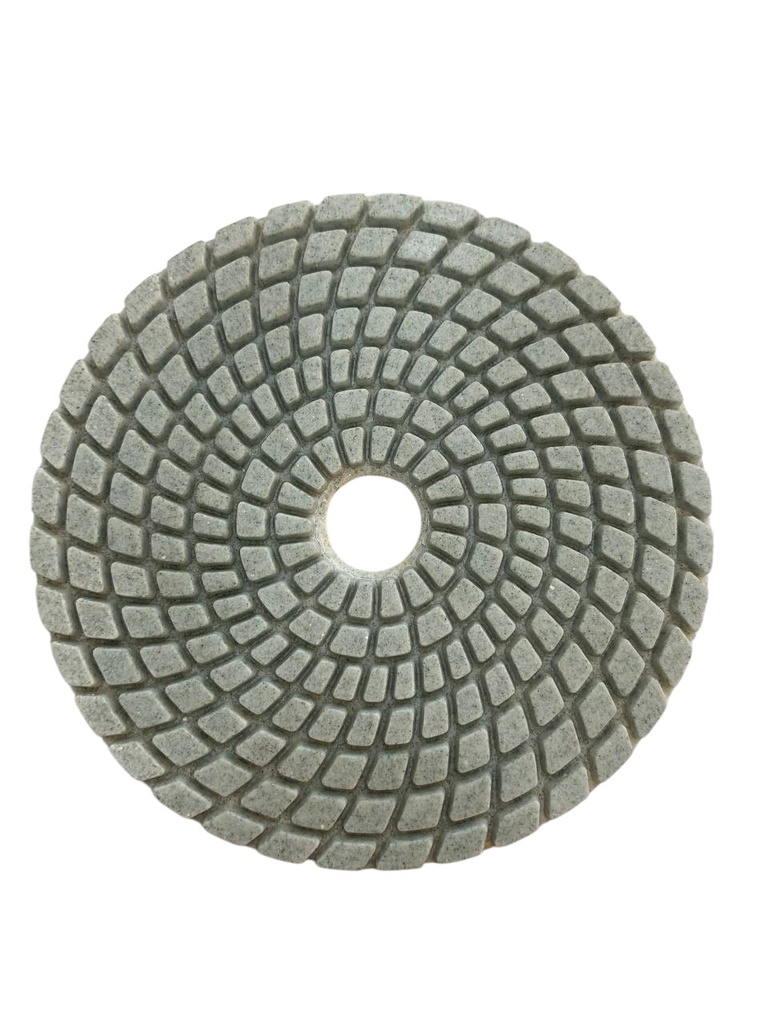 Scratch-Backed Marble Polishing Disc