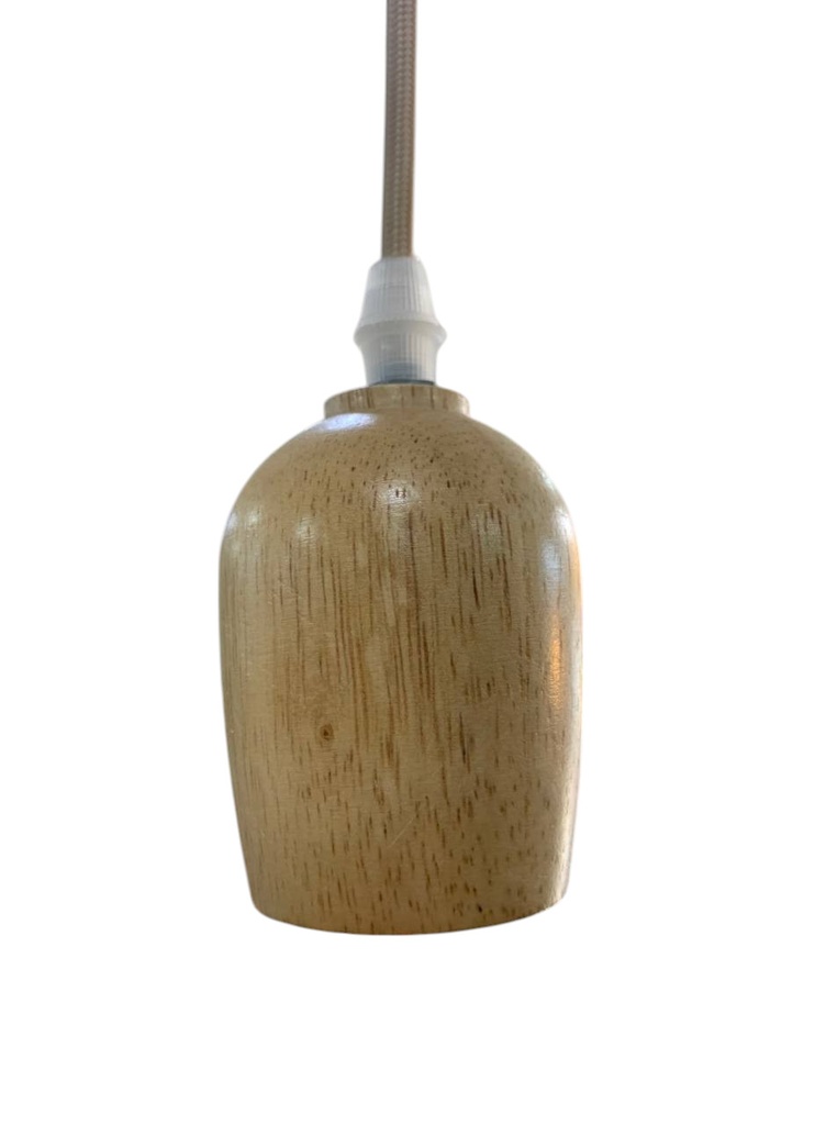 Douille De Lampe En Bois