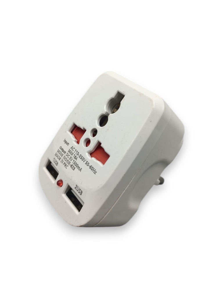 Fiche Adaptateur+2USB