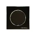 Flush-Mounted Black Push Button