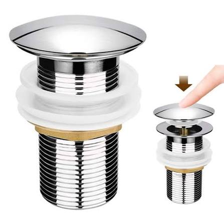 Bonde Lavabo Poussoire