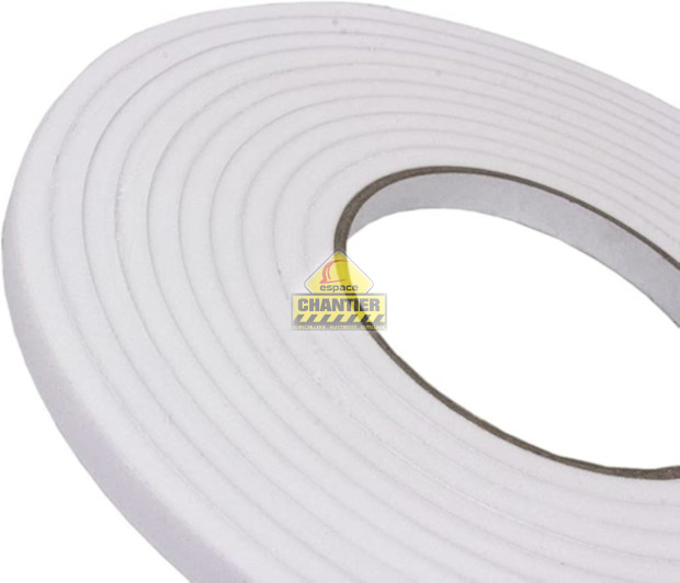 Bourrelet Adhesif Blanc 4m