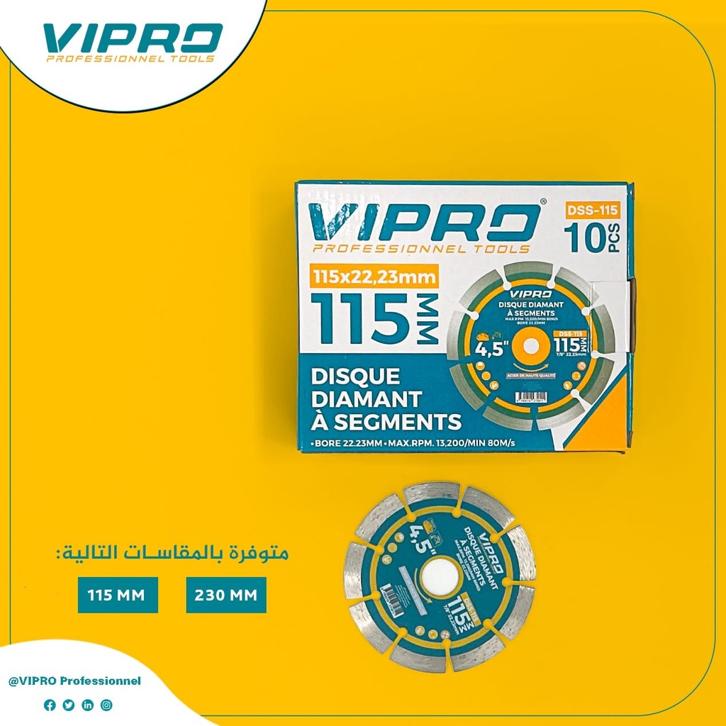 Disque Diamant VIPRO