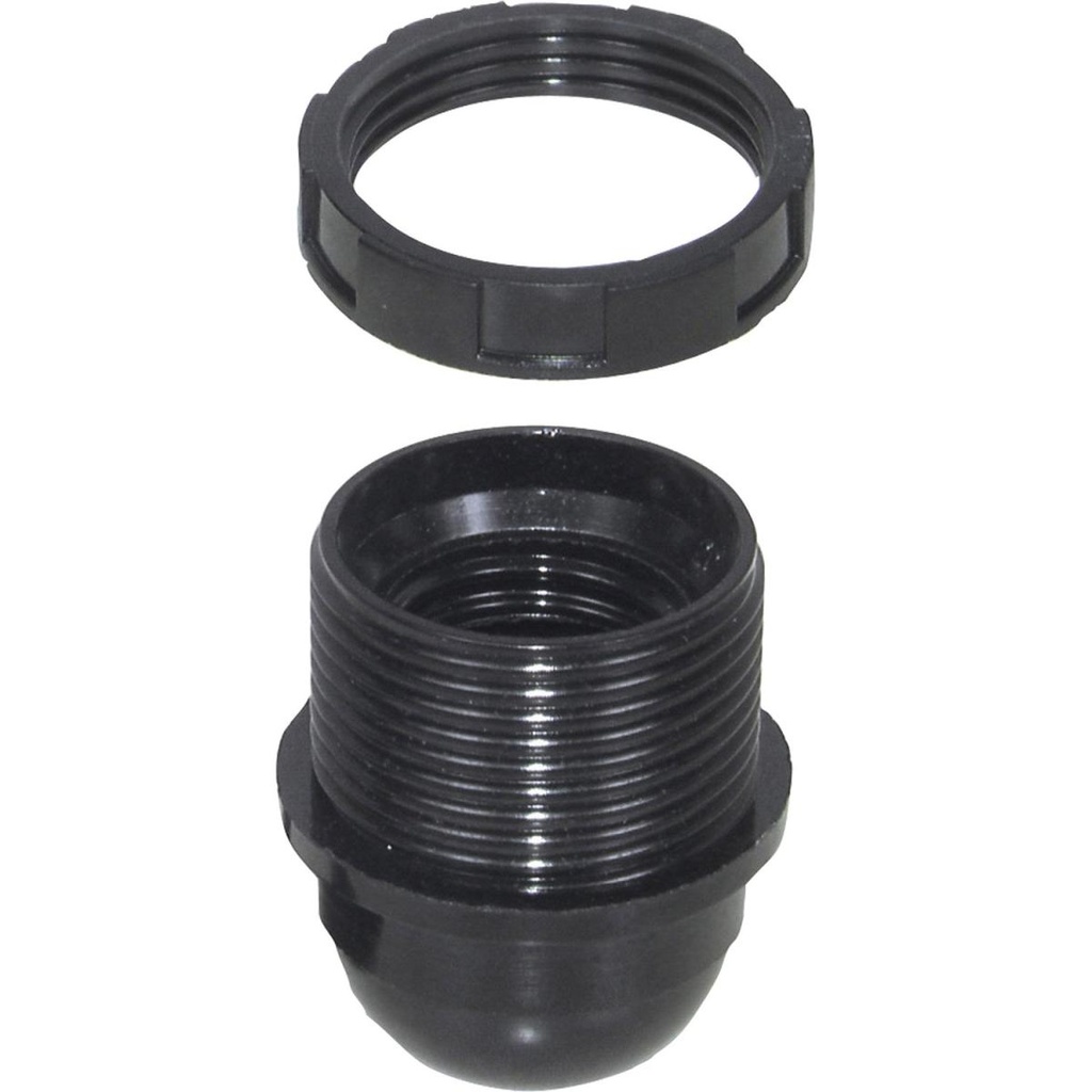 Douille De Lampe Avec Bague E14 Noir MONO