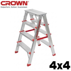 Escabeau Double En Aluminium CRWON