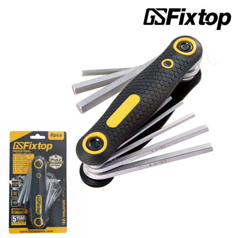 Jeux De Clé Allen Pliables (8Pcs) FIXTOP