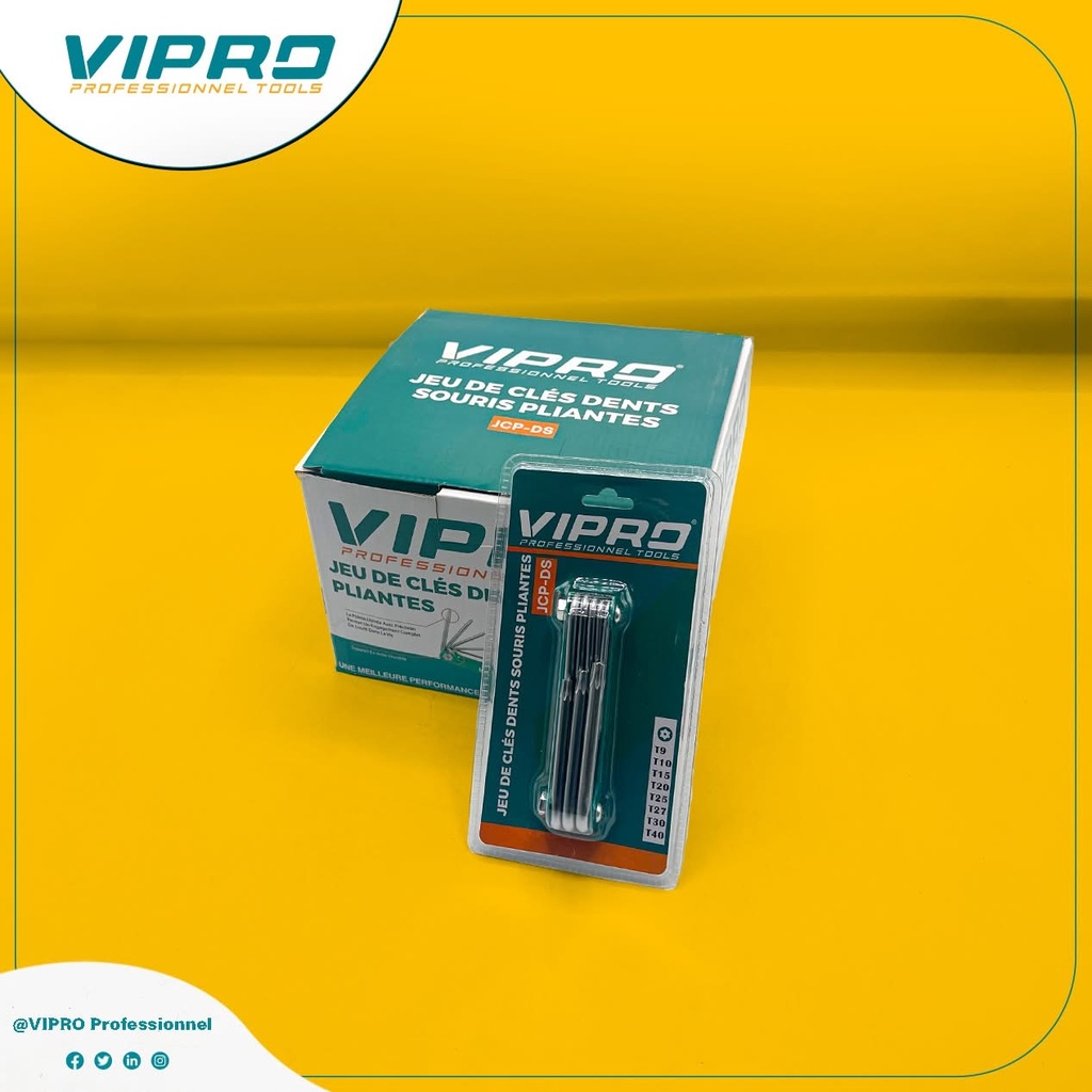 Jeux De Clé Torx Pliables VIPRO