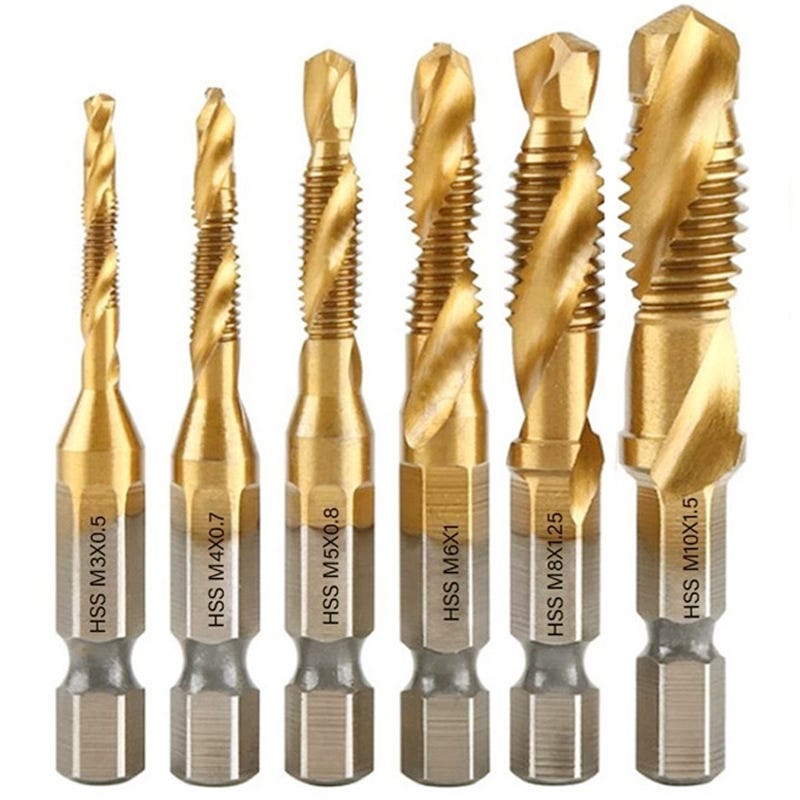Jeux De Mèche Taraud (6pcs)