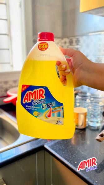 Liquide Vaisselle Vert AMIR