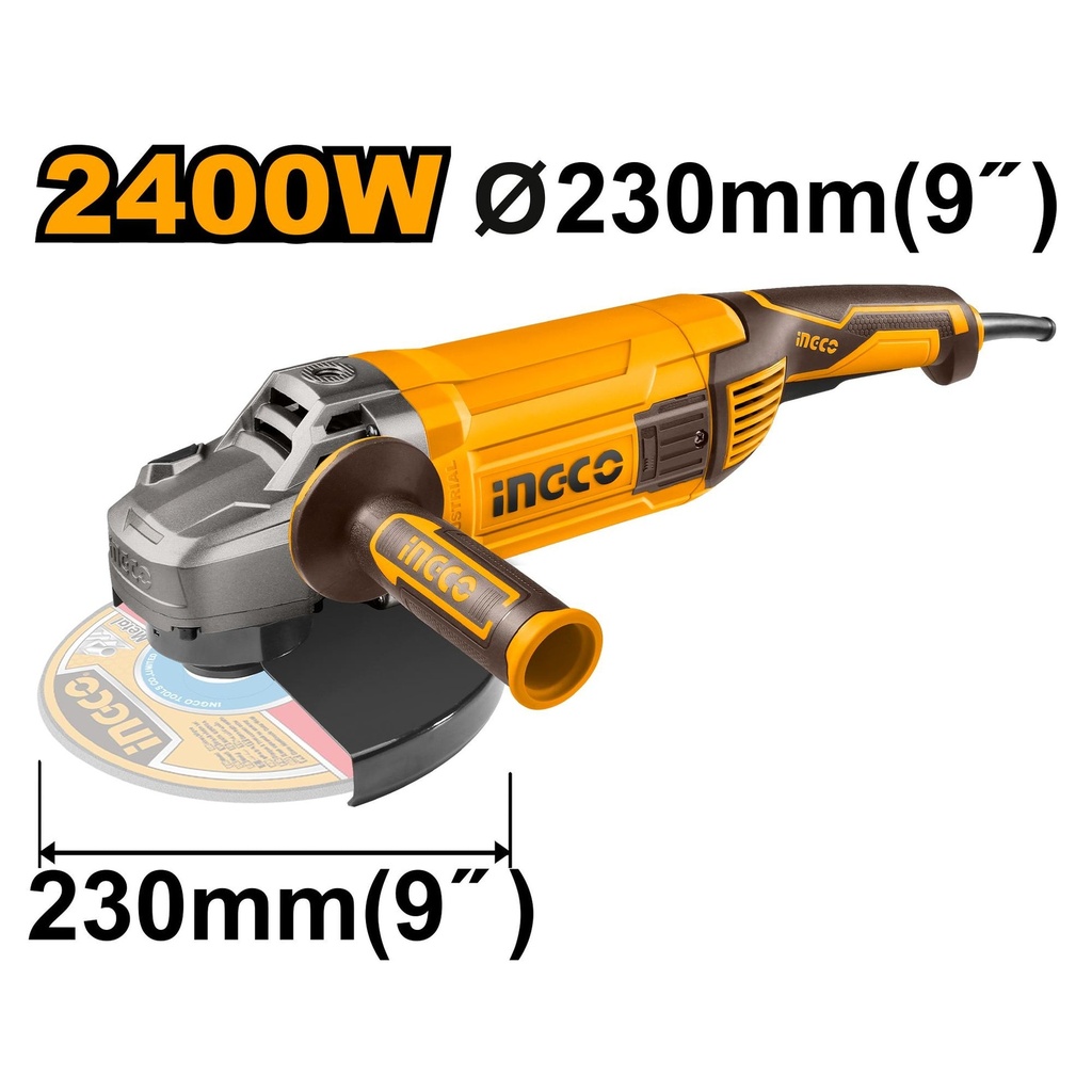 Meuleuse D'angle (230mm/2400W) INGCO