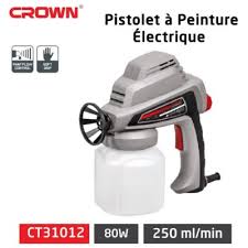 Pistolet Peinture Electrique (80w) CROWN