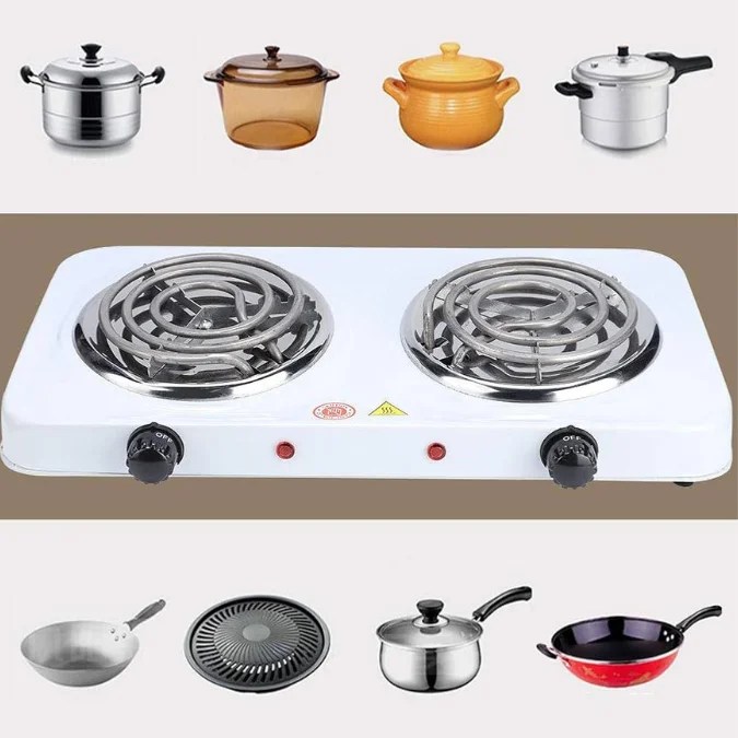 Double Plaque Chauffante 1000W ZLABIA