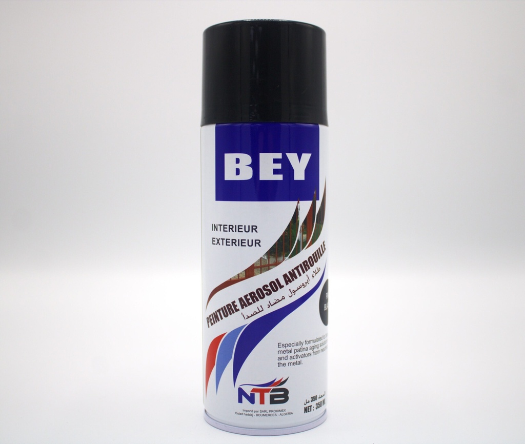 Peinture BEY Antirouille Noir P04