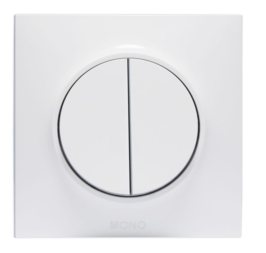 Interrupteur Icon DOUBLE ALUMAGE MONO (10) 