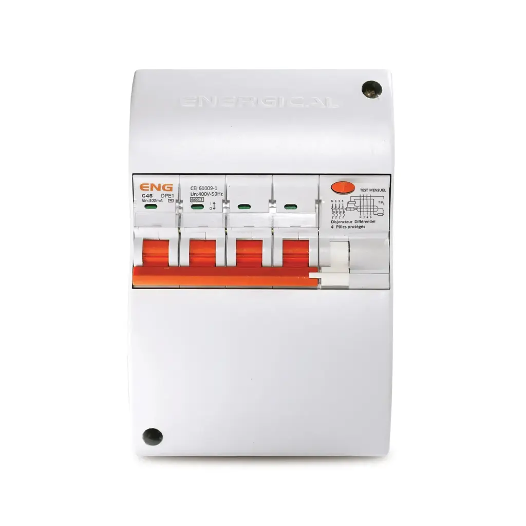 Disjoncteur Differentiel ENERGICAL 380V
