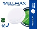 Hublot Led Rond + Detecteur WELLMAX 18W