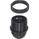 Douille De Lampe + Bague Noir MONO